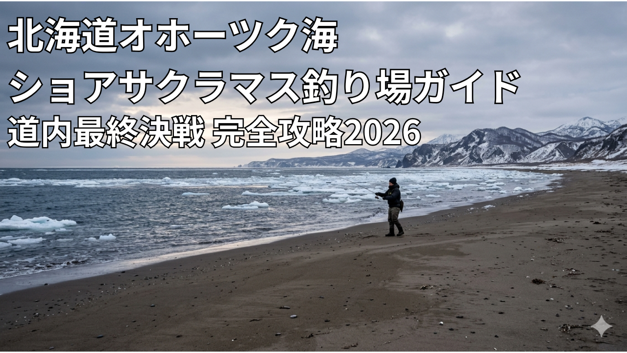 北海道 オホーツク海 ショアサクラマス 釣り場ガイド 2026年